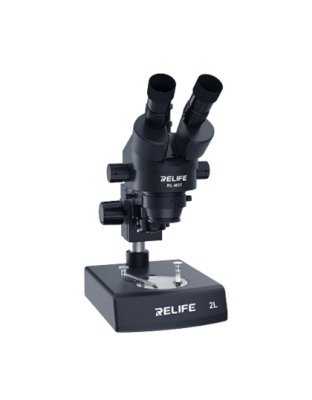 RELIFE RL M3T-2L Trinocular HD Stereo Microscope With 2 LED sources