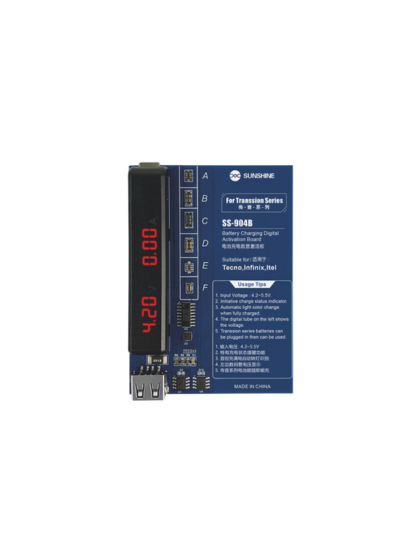 SUNSHINE SS-904B Transsion series battery charging digital display activation board